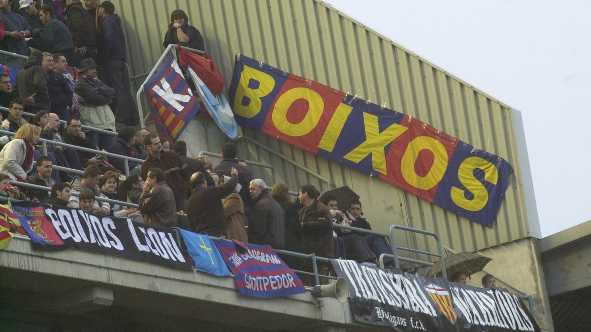 Ultras del Barcelona, en el pasado, en El Sadar