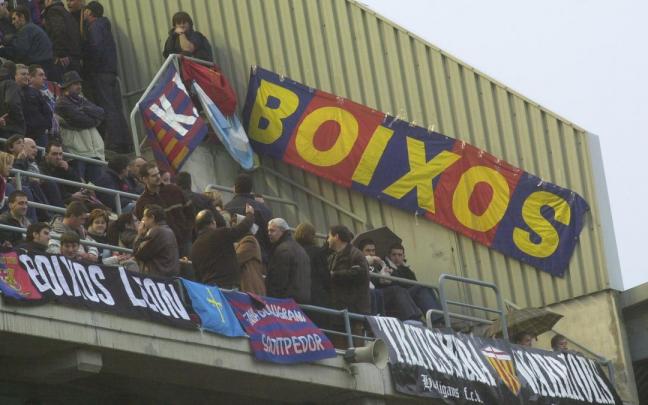 Ultras del Barcelona, en el pasado, en El Sadar Ultras del Barcelona, en el pasado, en El Sadar