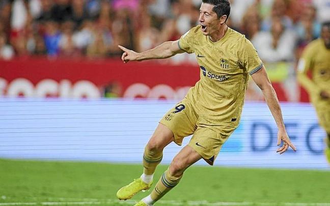 Lewandowski resuelve en Mallorca. Lewandowski resuelve en Mallorca.