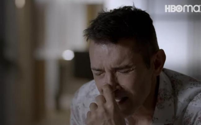 Jesús Vázquez, llorando en el documental. Jesús Vázquez, llorando en el documental.