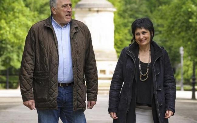Asiron y Aznal, candidatos de EH Bildu. Asiron y Aznal, candidatos de EH Bildu.