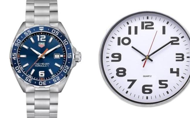 Dos relojes que marcan las 10.10. Dos relojes que marcan las 10.10.