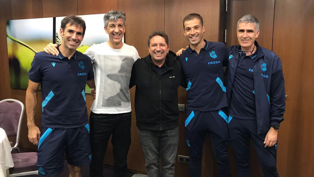 Eusebio ha visitado a la Real en Valladolid