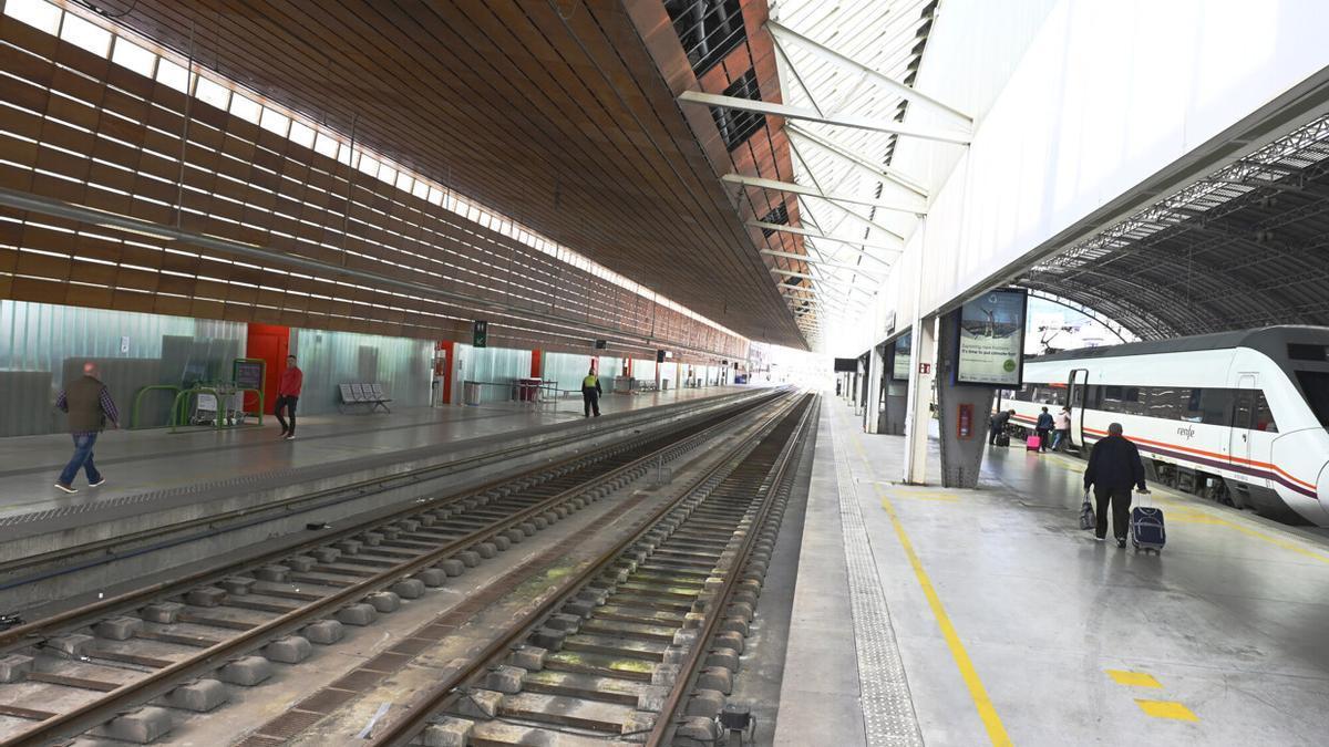 Estación de RENFE en Abando.