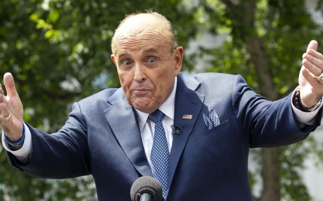 El exalcalde de Nueva York, Rudy Giuliani. El exalcalde de Nueva York, Rudy Giuliani.