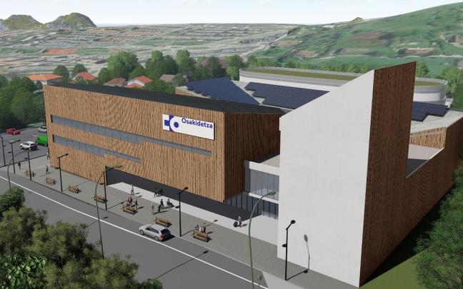 Infografía del hospital defendido por Herriaren Eskubidea.