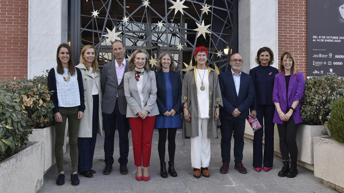 Ane Miren Sagardia; Sara Pasalodos; Ángel Alonso; Izakun Goñi; Maite Mendioroz; Santos Induráin; Juan Cruz Cigudosa; Mª José Oraa; y Mónica Arasanz.