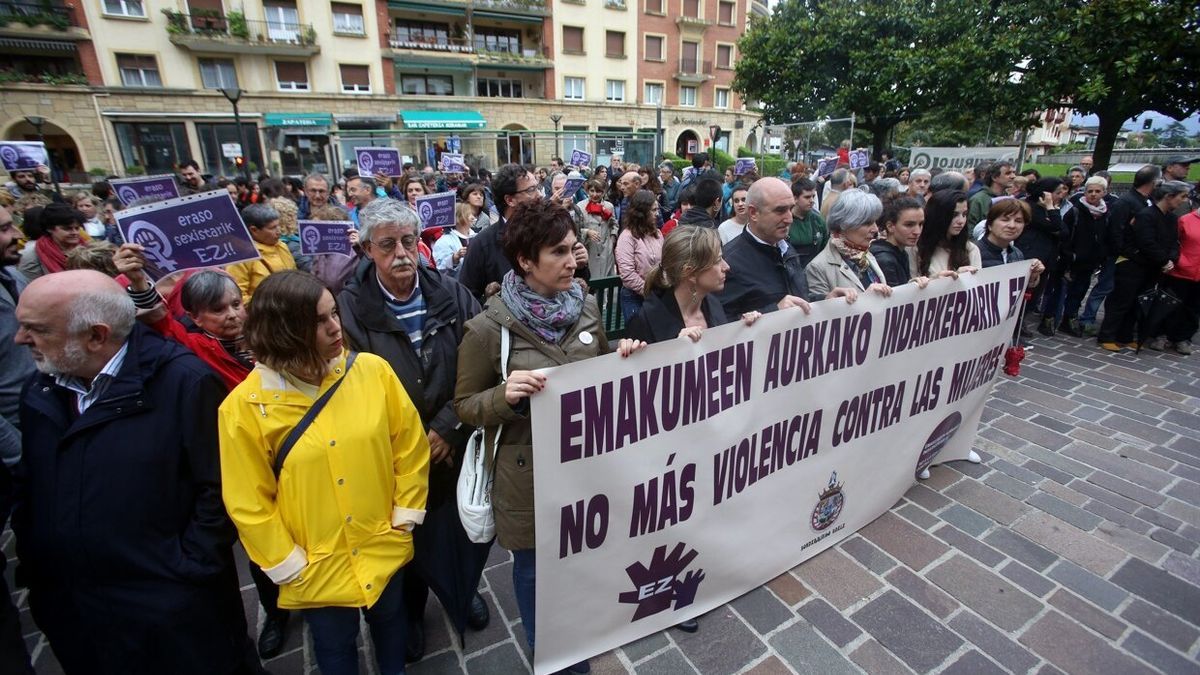 Protesta contra una agresión sexual