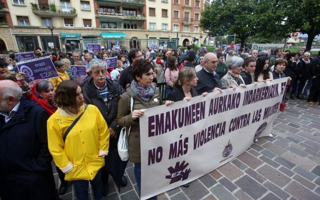 Protesta contra una agresión sexual