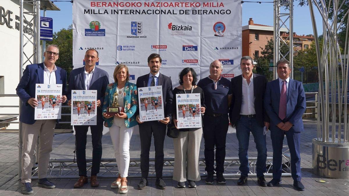 Imagen de la presentación de ayer martes en Berango.