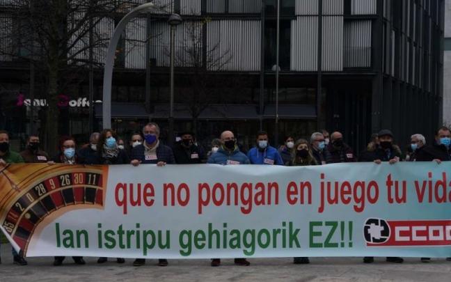 Concentración contra la siniestralidad laboral Concentración contra la siniestralidad laboral