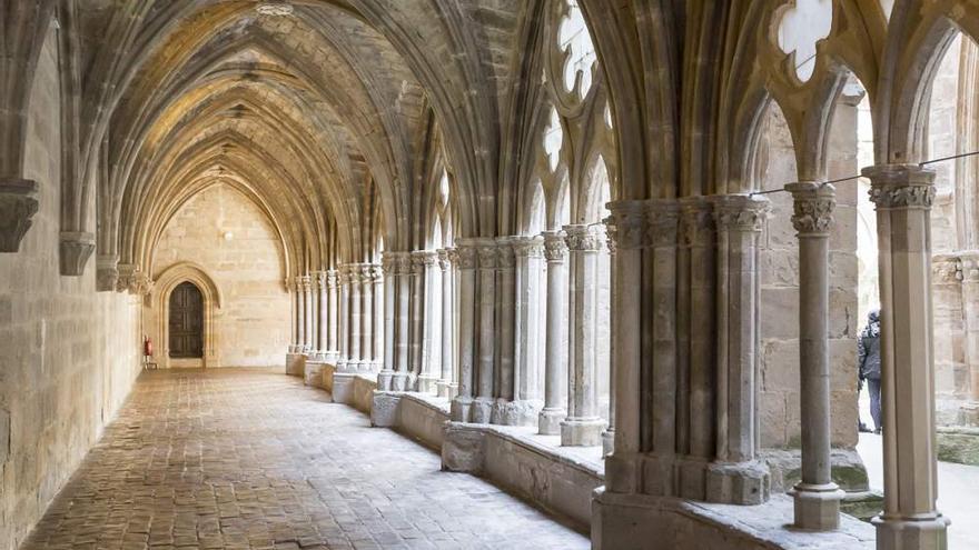 Claustro del monasterio cisterciense de Veruela, donde Bécquer se repuso de su tuberculosis.