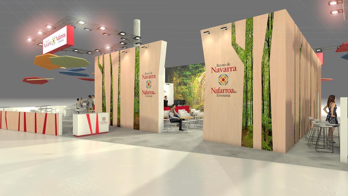Stand de Navarra en FITUR 2023.