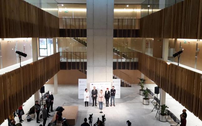 El interior del Centro de Salud de Lezkairu, este lunes en el día de su inauguración.