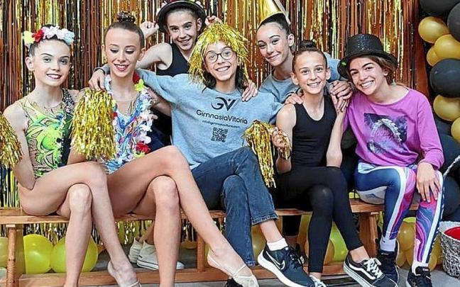 Las representantes del Ceted Gimnasia Vitoria. Las representantes del Ceted Gimnasia Vitoria.