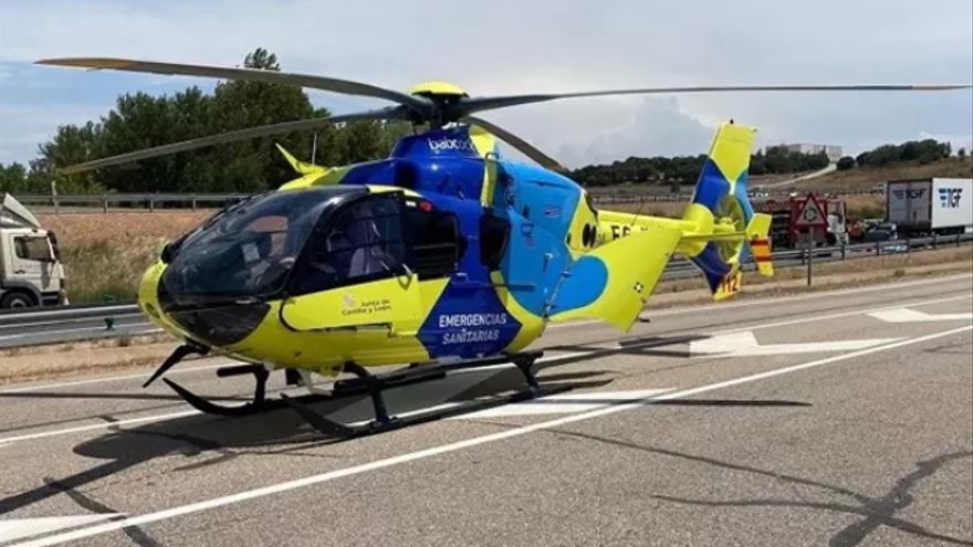 Helicóptero medicalizado de la Junta de Castilla y León