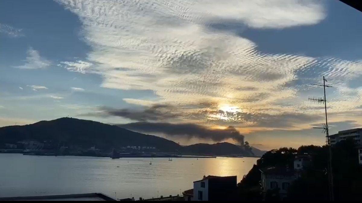 Incendio en el Puerto de Bilbao