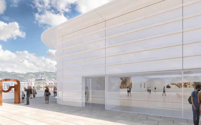 El Bellas Artes de Bilbao contará con una terraza de 700 metros cuadrados para exponer esculturas El Bellas Artes de Bilbao contará con una terraza de 700 metros cuadrados para exponer esculturas