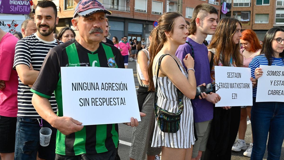 El pasado sábado ya hubo una concentración contra las agresiones machistas precedentes