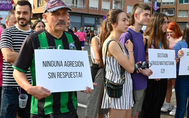 El pasado sábado ya hubo una concentración contra las agresiones machistas precedentes El pasado sábado ya hubo una concentración contra las agresiones machistas precedentes