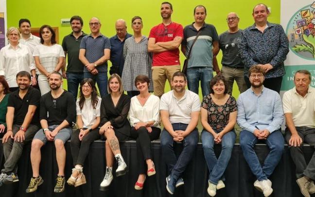 Integrantes de la plataforma de independientes que han participado hoy en la presentación Integrantes de la plataforma de independientes que han participado hoy en la presentación