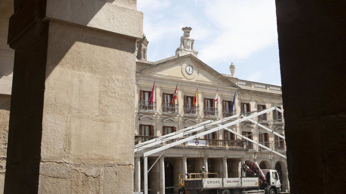 Fachada del Ayuntamiento de Vitoria