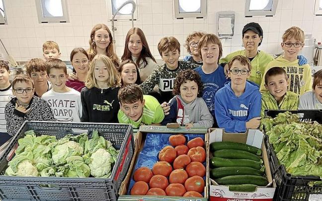 &ldquo;Gure ikastolan jaten ditugun produktu freskoen gehiengoa Nafarroakoa da &rdquo;