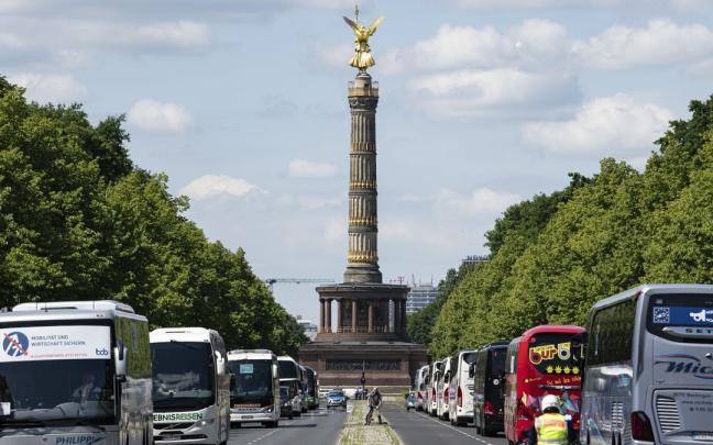 Columna de la victoria en Berlín. Columna de la victoria en Berlín.
