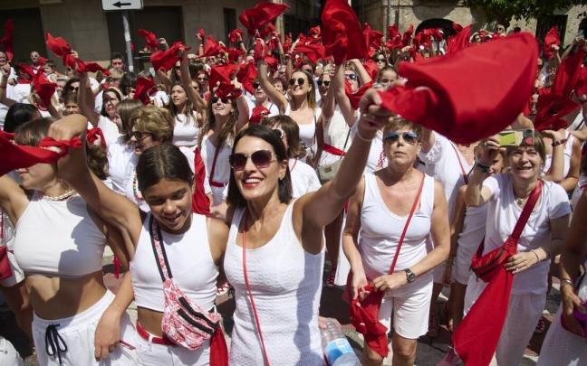 Animada y calurosa Bajadica del Puy de Estella