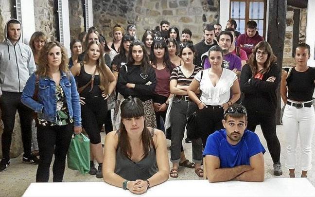 Comparecencia de jóvenes de Altsasu para denunciar ‘acoso y persecución’ .