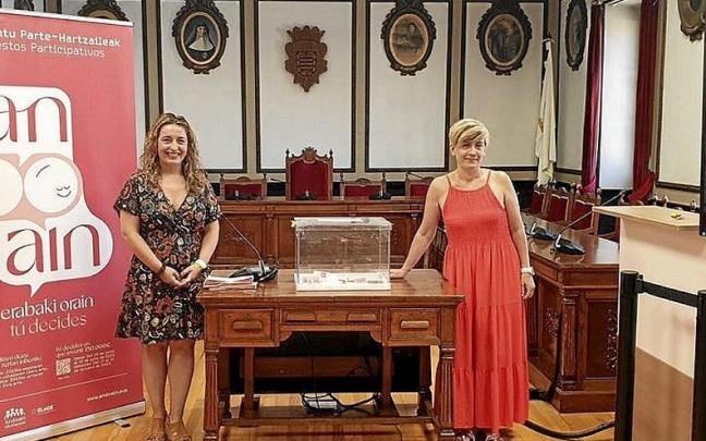 Udal ordezkariak emaitzak aurkeztu ondoren. | ARGAZKIA: N.G.