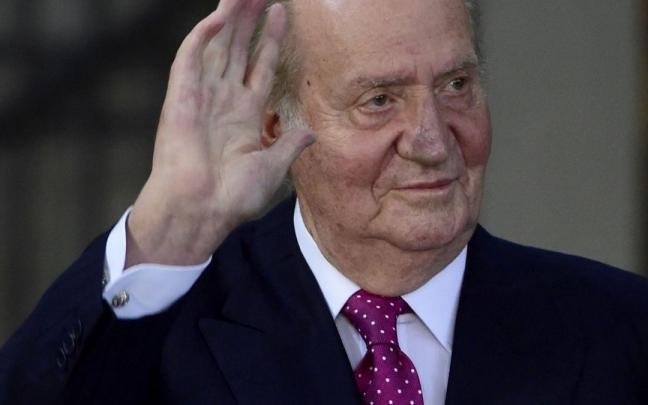 El rey emérito Juan Carlos I, en una de sus últimas comparecencias en suelo estatal. El rey emérito Juan Carlos I, en una de sus últimas comparecencias en suelo estatal.