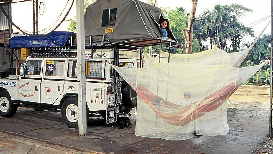 Fotografía realizada por la pareja alavesa durante su expedición de más de seis años por el continente americano.