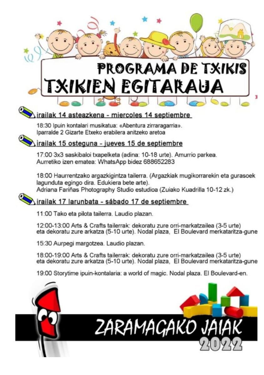 Actividades para los txikis