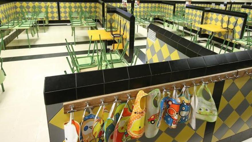 Imagen del comedor de un colegio.