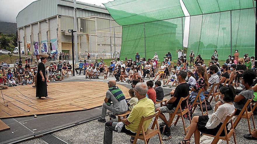 Una de las representaciones de calle vividas el año pasado en el festival.