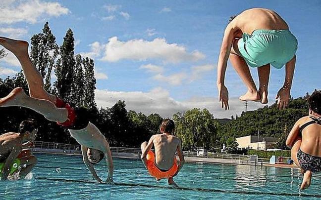 Las piscinas durante la apertura de 2021. Las piscinas durante la apertura de 2021.