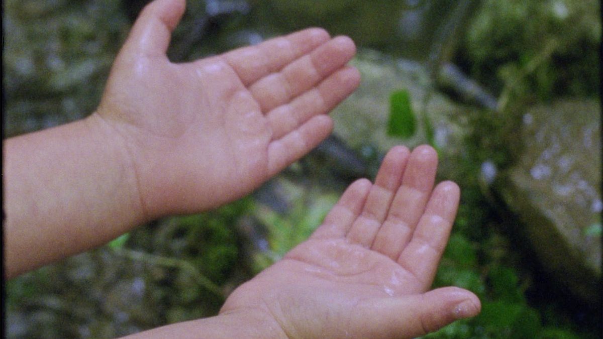 Argazkian, Mikele Landaren 'Noizko Basoa' filmeko fotograma bat.