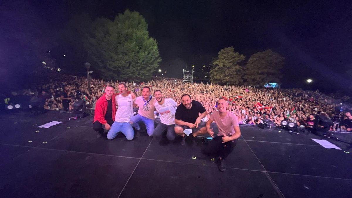 El concierto de En tol sarmiento ha sido el más multitudinario de Aste Nagusia