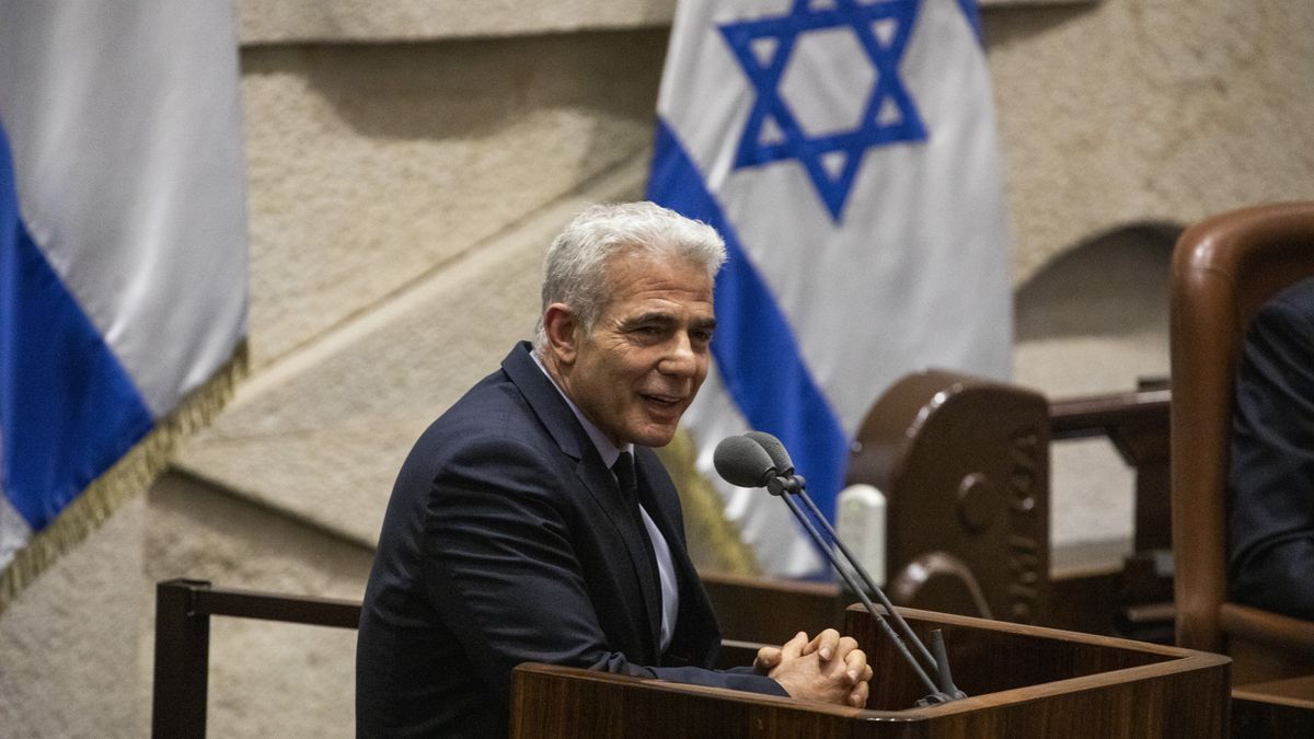 El primer ministro en funciones israelí Yair Lapid.