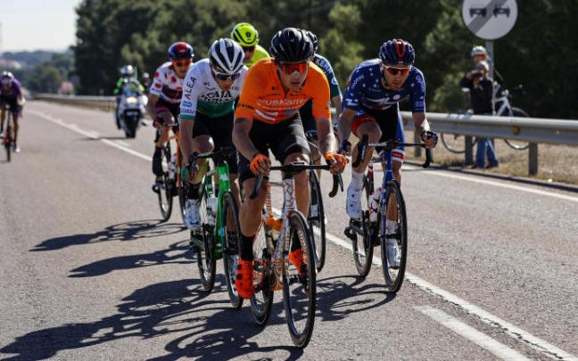Xabier Mikel Azparren, durante la Volta a la Comunitat Valenciana.