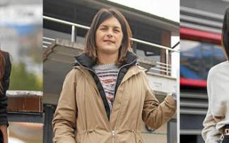 Las tres protagonistas de esta historia posan en distintas localizaciones del Parque Tecnológico de Álava, donde desarrollan sus labores profesionales. Aguillo junto al estanque del complejo y López de Luzuriaga y Ortega, frente a sus respectivas empresas