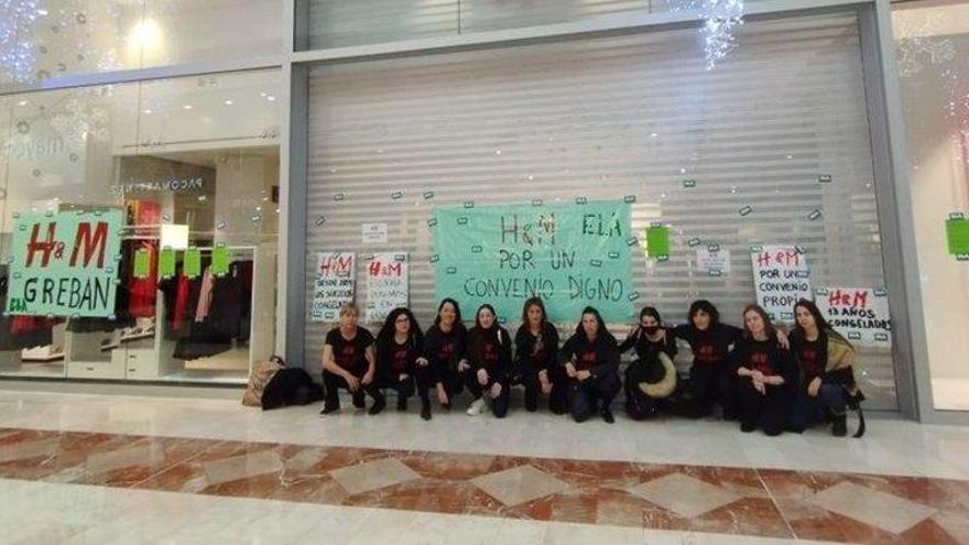 Concentraci&oacute;n de las trabajadoras de H&M