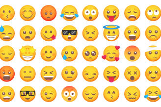 Los emojis, un sistema de representación de sentimientos y objetos muy popular en todo el mundo.