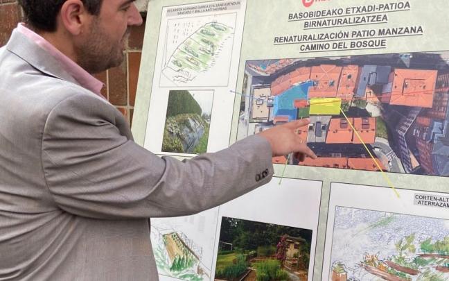 Basodiako etxadi patioa birnatularizatzea du helburu