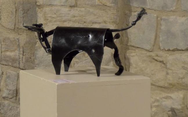 Escultura hecha por el artista ucraniano Roman Shlyomskiy.