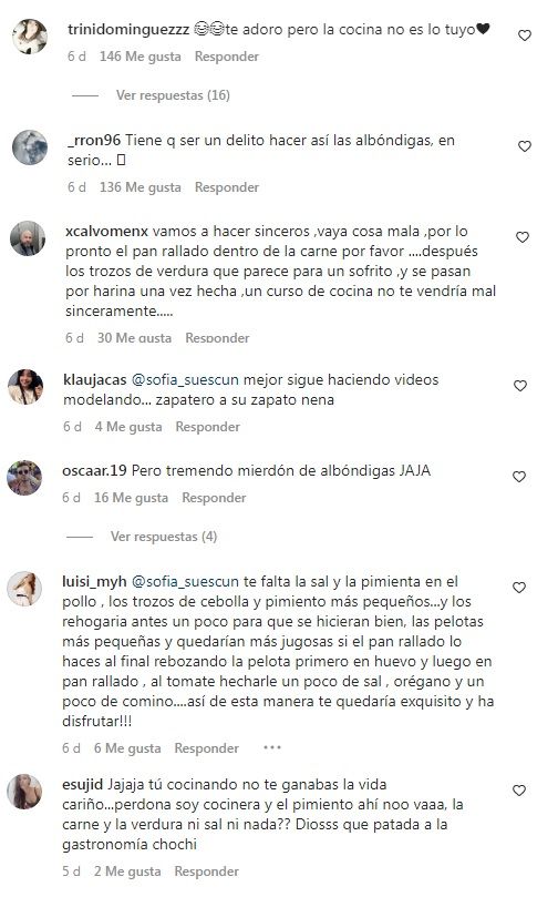 Algunas de las críticas recibidas.