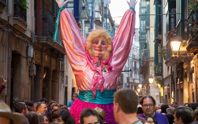 Marijaia en las calles de Bilbao