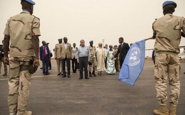 El secretario general de la ONU en Mali.