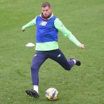 I&ntilde;igo Mart&iacute;nez, en un entrenamiento del pasado mes de noviembre